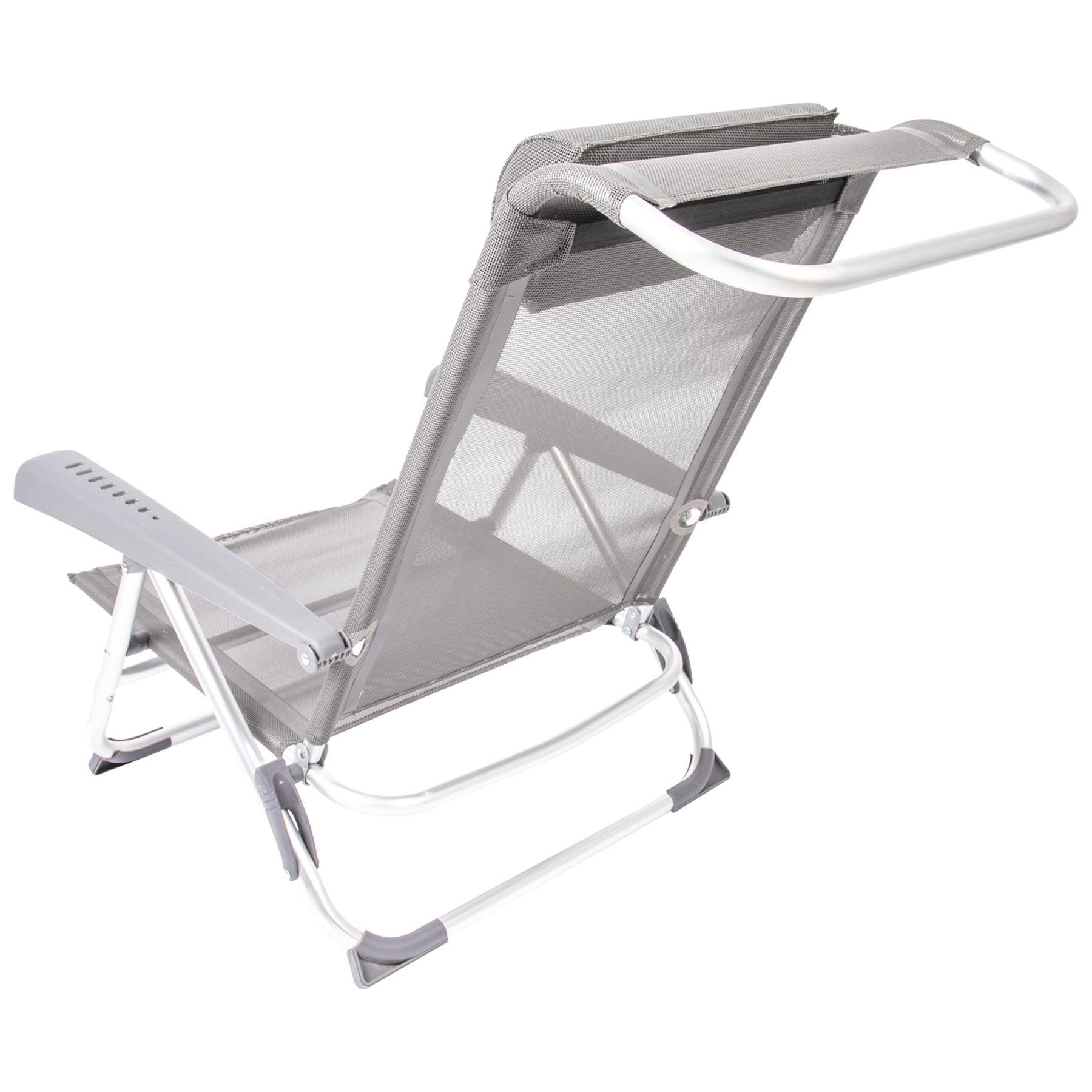 Крісло розкладне Bo-Camp Saint-Tropez Grey (1204796) - фото 6