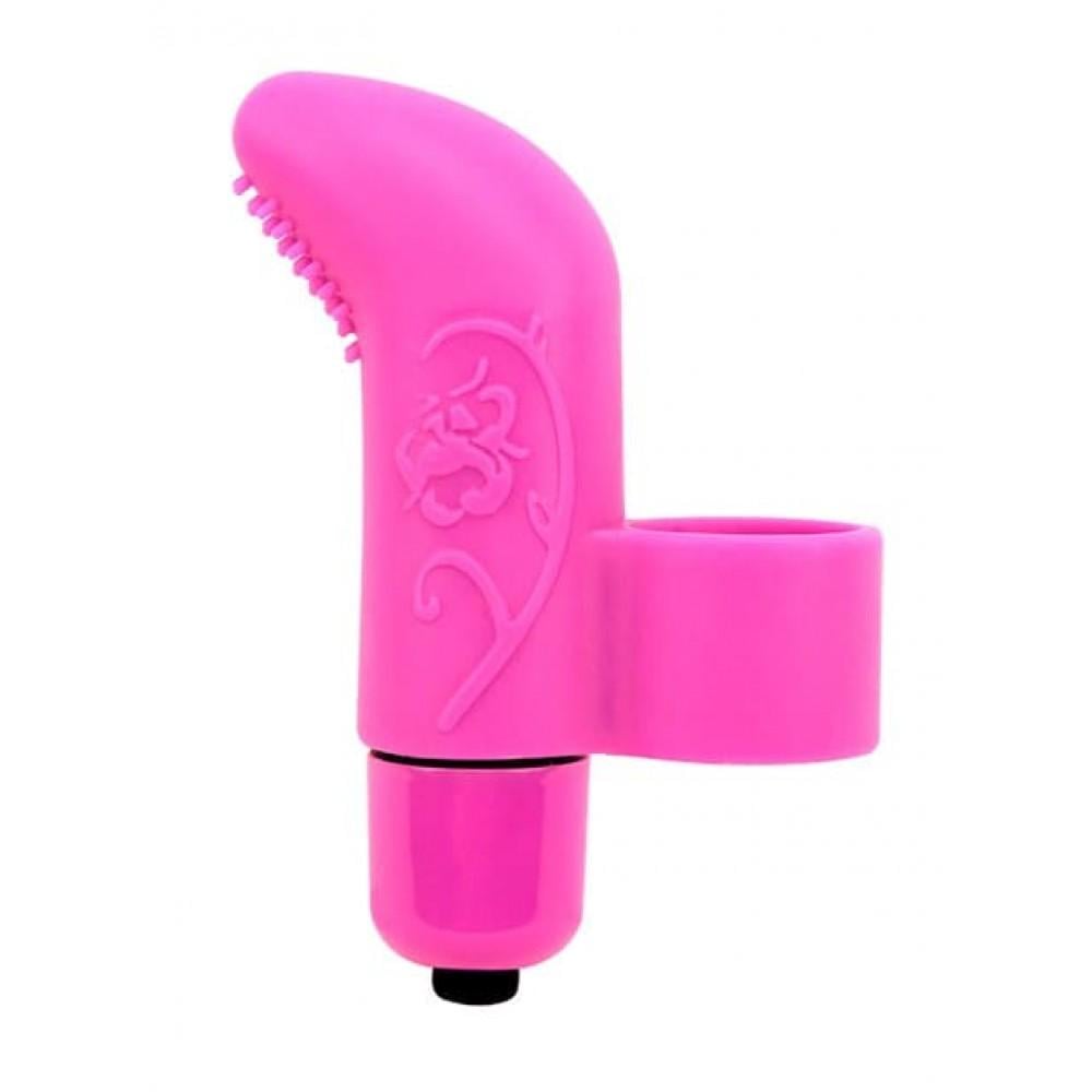 Вибратор для клитора на палец Chisa Mis Sweet Finger Vibe с рельефом Розовый (12210/CN-371312210)