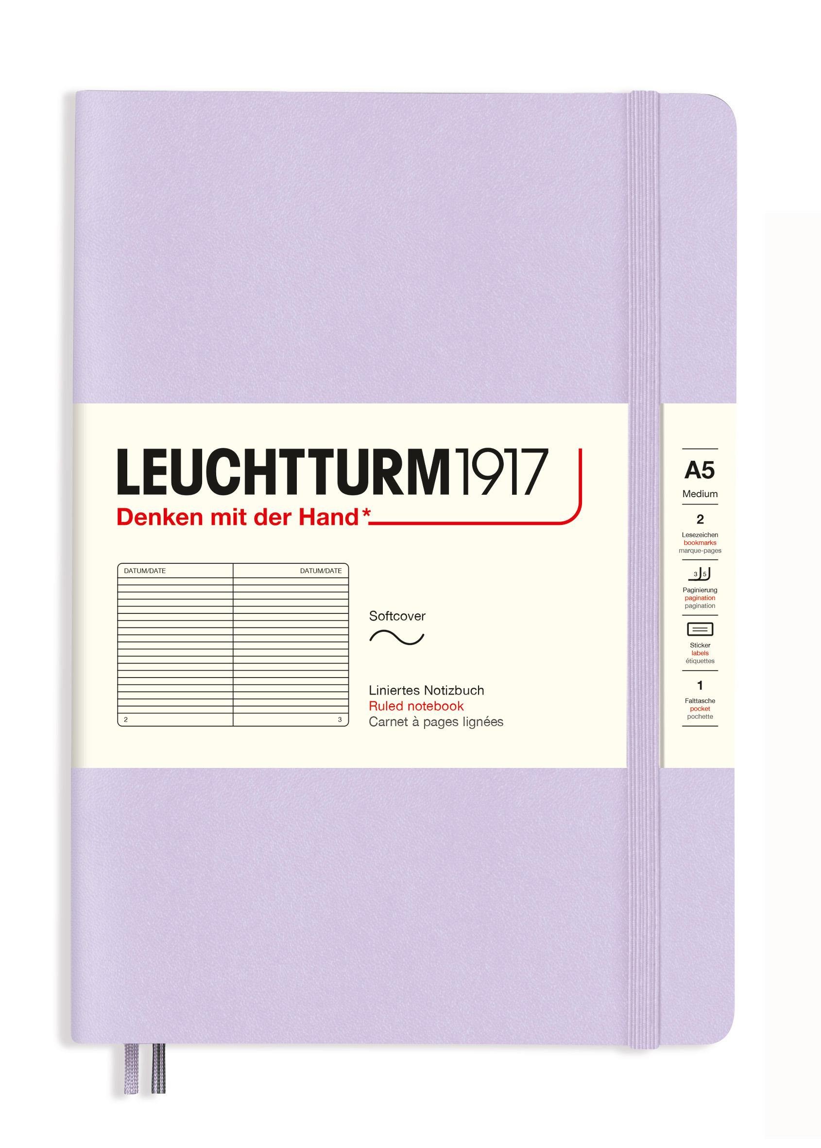 Блокнот Leuchtturm1917 Smooth Colours средний мягкий переплет линия Lilac (365498)