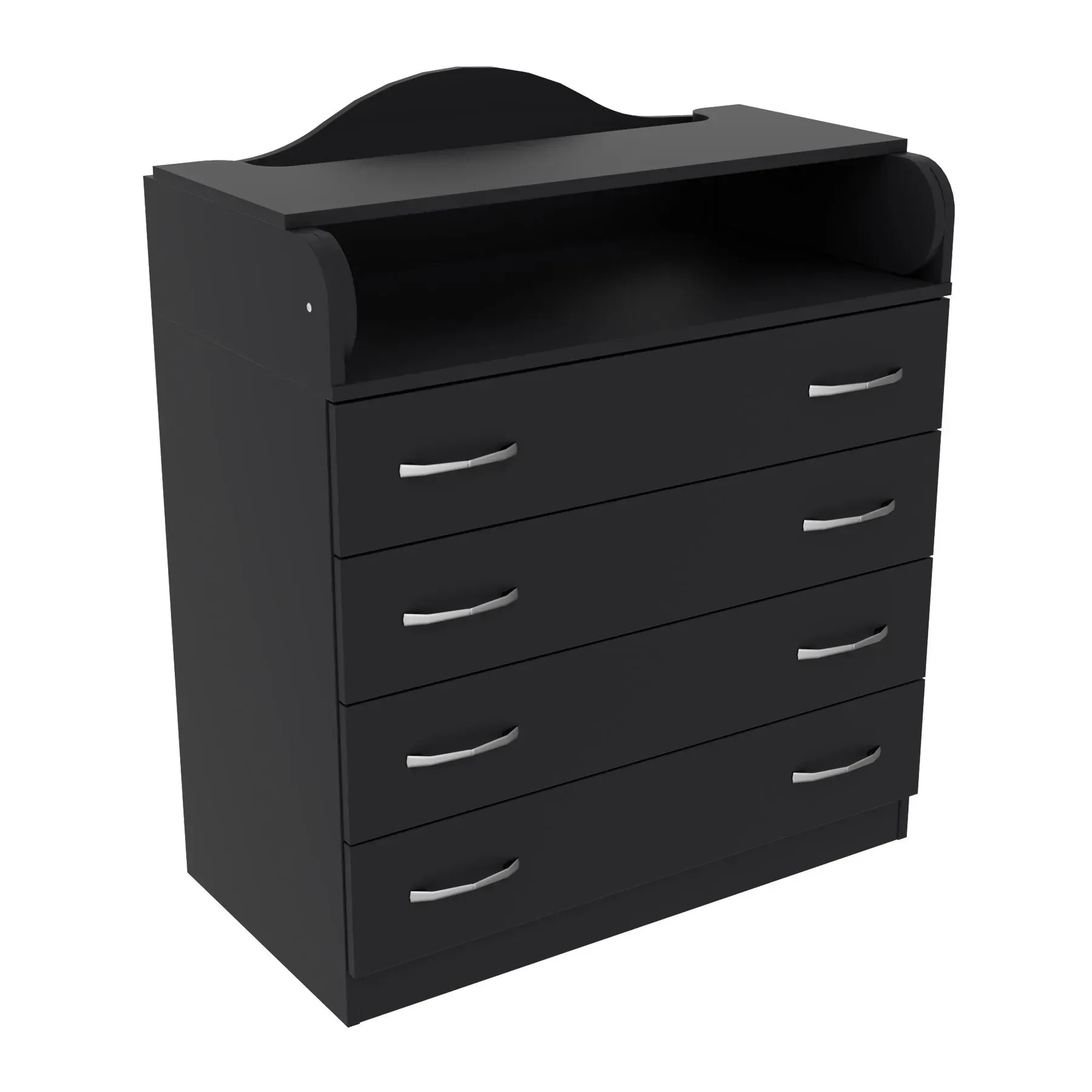 Комод пеленальний Kontinent №1 зі знімними бортиками 86,4х46,5х102 см Антрацит (52547158) - фото 2 Комод пеленальний Kontinent №1 зі знімними бортиками 86,4х46,5х102 см Антрацит (52547158) - фото 2