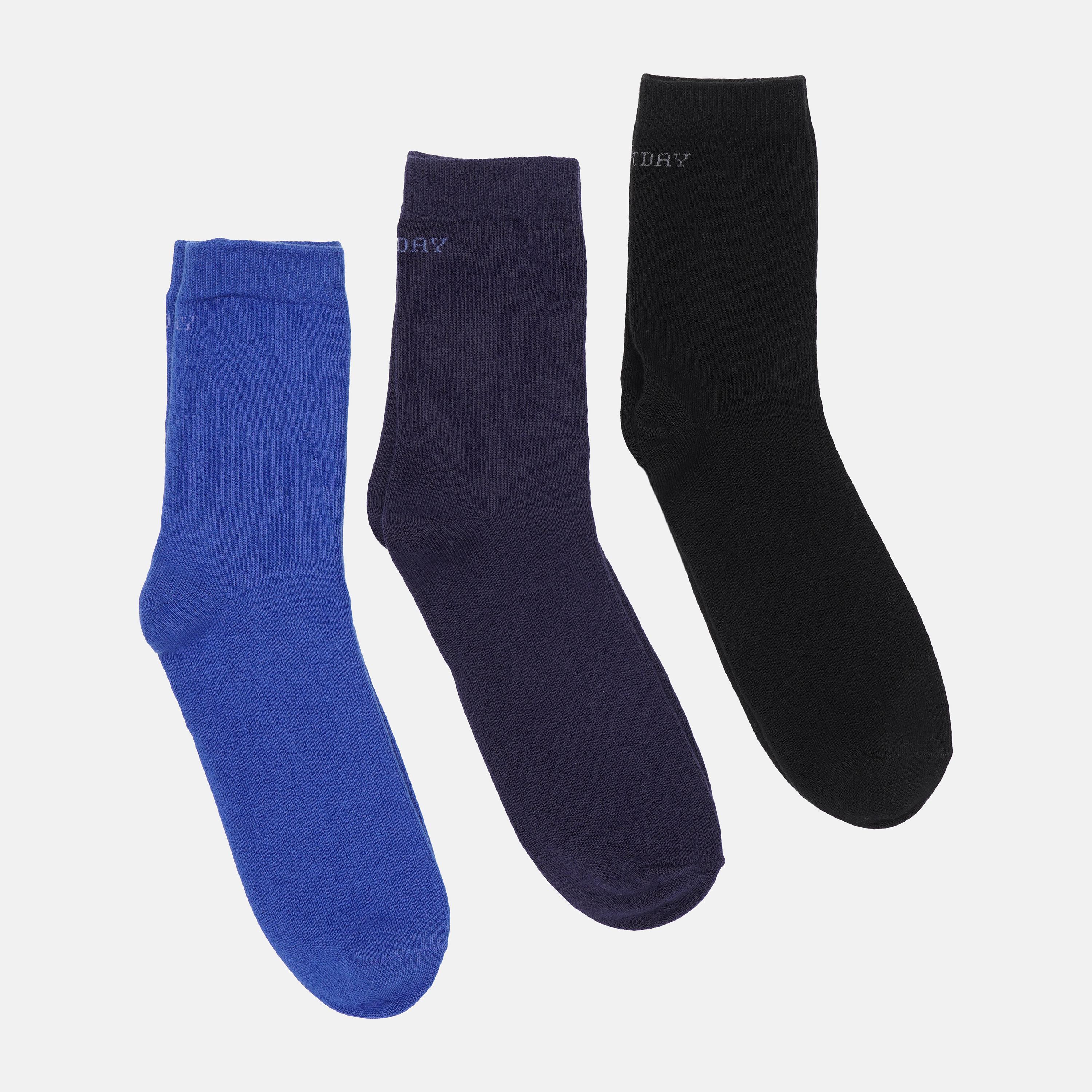 Носки C&A 3 пары р. 39-42 Черный/Синий (2909885477)