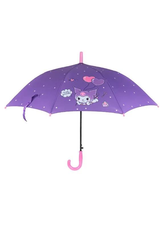 Зонт детский KITE Kuromi (HK25-2001) - фото 1 Зонт детский KITE Kuromi (HK25-2001) - фото 1