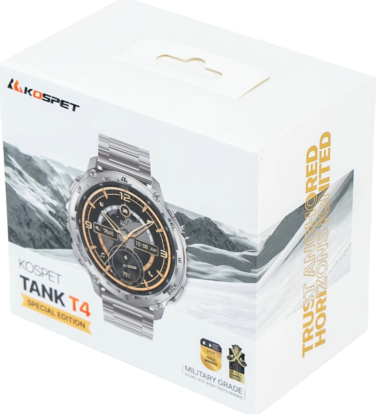 Смарт-годинник Kospet Tank T4 Special Edition Silver — фото 14