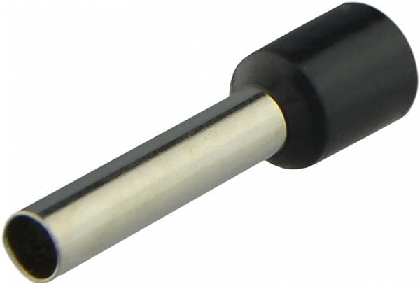 Накінечник ізольований АСКО-Укрем НТ 6,0-18 6 мм2 гільза 18 мм 1 шт. Чорний (A0060010008) Накінечник ізольований АСКО-Укрем НТ 6,0-18 6 мм2 гільза 18 мм 1 шт. Чорний (A0060010008)