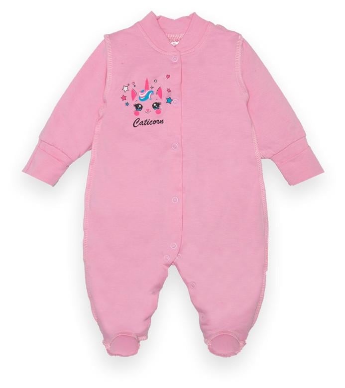 Комбінезон дитячий бавовняний для дівчинки Gabbi KB-22-2-6 62 см Рожевий (13287) Комбінезон дитячий бавовняний для дівчинки Gabbi KB-22-2-6 62 см Рожевий (13287)