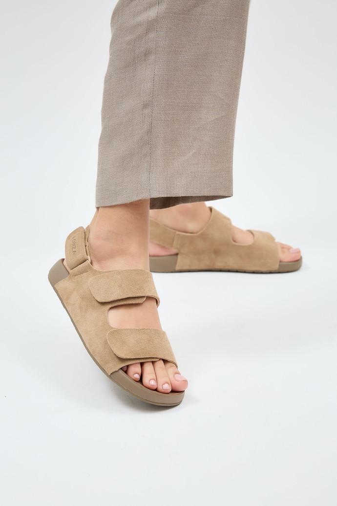 Сандалии женские LONZA на платформе р. 37 Бежевый (200211) - фото 3 Сандалии женские LONZA на платформе р. 37 Бежевый (200211) - фото 3