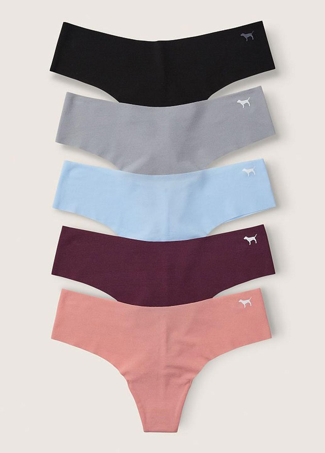 Набор женских трусов Victoria's Secret 1440000142041QRHL L 5 шт. Разноцветный (56952340) Набор женских трусов Victoria's Secret 1440000142041QRHL L 5 шт. Разноцветный (56952340)