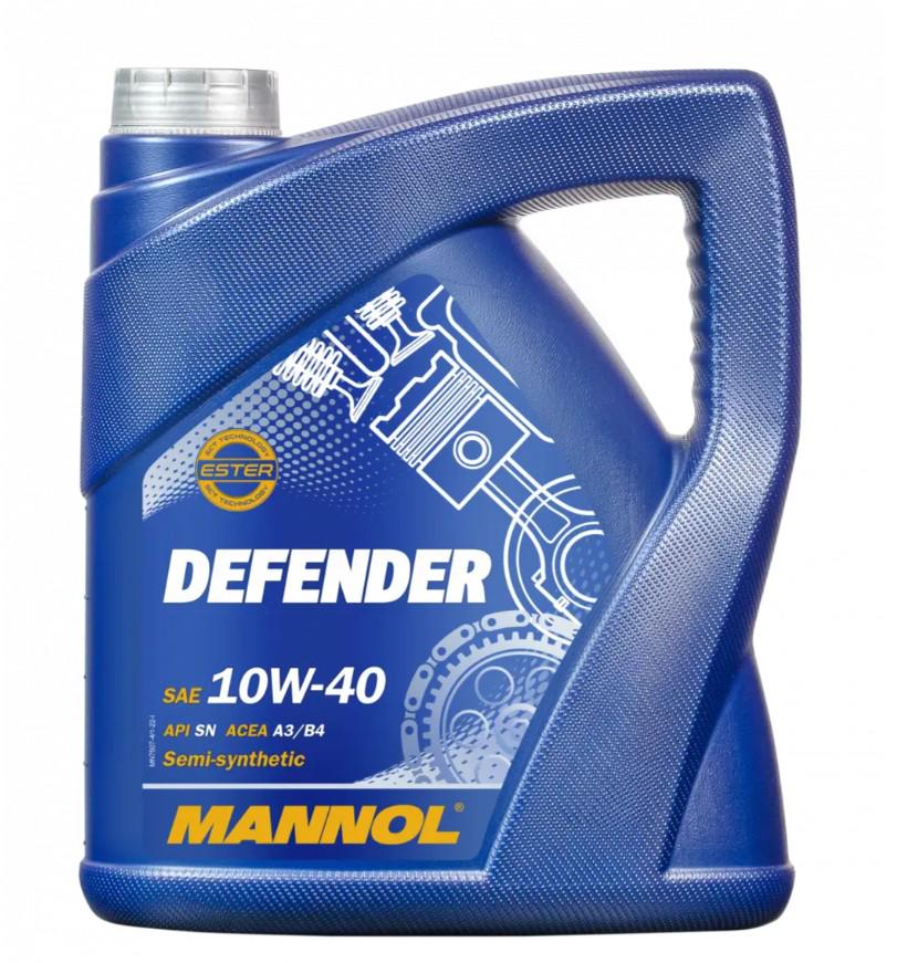 Моторное масло Mannol Defender 10w40 4 л SN