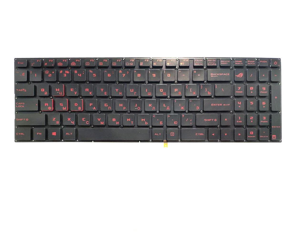 Клавіатура для ноутбука Asus ZX60 ZX60VMZ матова (0KNB0-6616RU00)