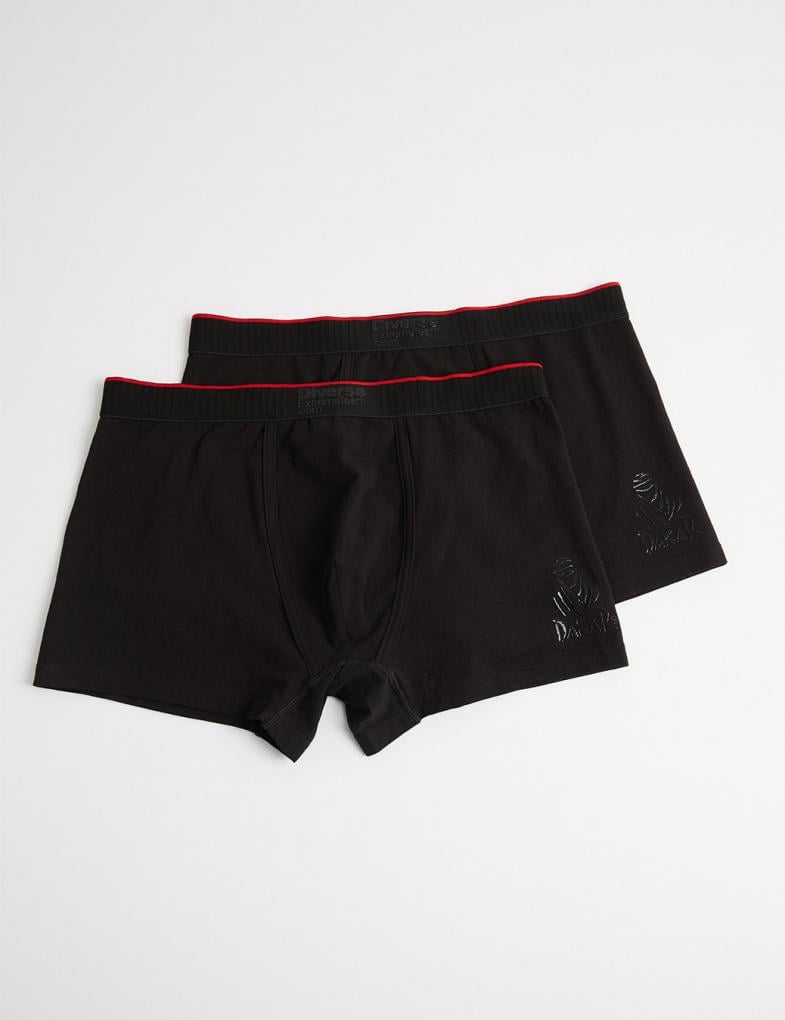 Набор трусов боксеров мужских Diverse DKR LONGY II L Черно-красный (5902598662750)