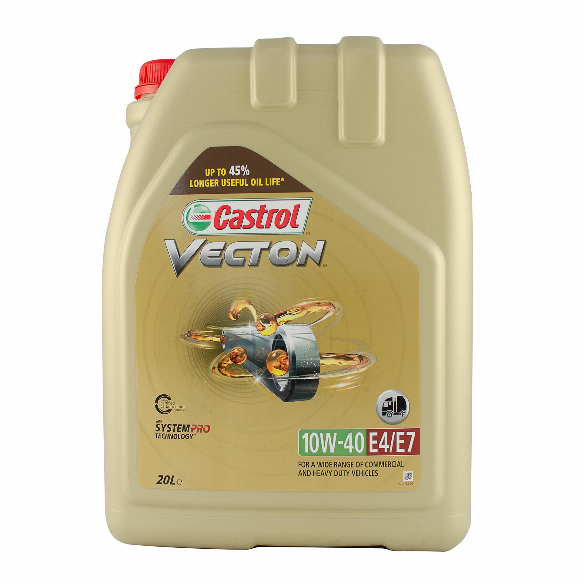 Моторное масло Castrol VECTON 10W-40 E4/E7 20 л