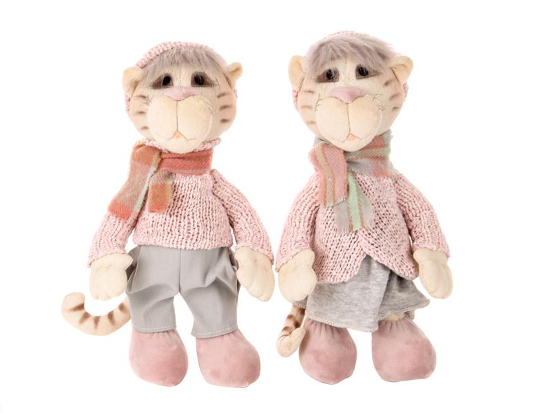 Игрушка мягкая Тигренок в наборе 34 см (091-179)