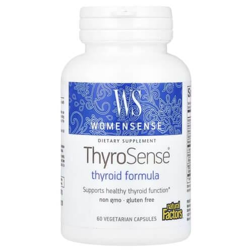 Поддержка щитовидной железы Natural Factors WomenSense Thyroid Formula 60 Capsules (NFS-04940)