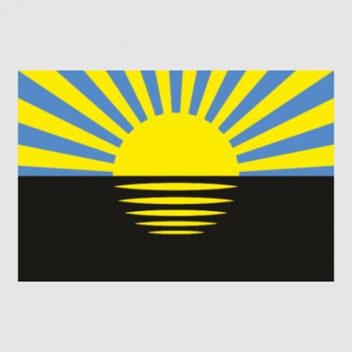 Стикер Флаг Донецкой области 30x20 см (27985191)