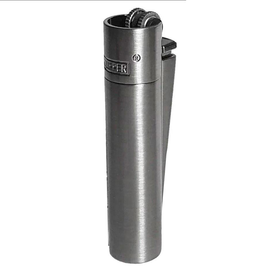 ᐉ Зажигалка кремниевая Clipper Metal Silver (ЗК-33)