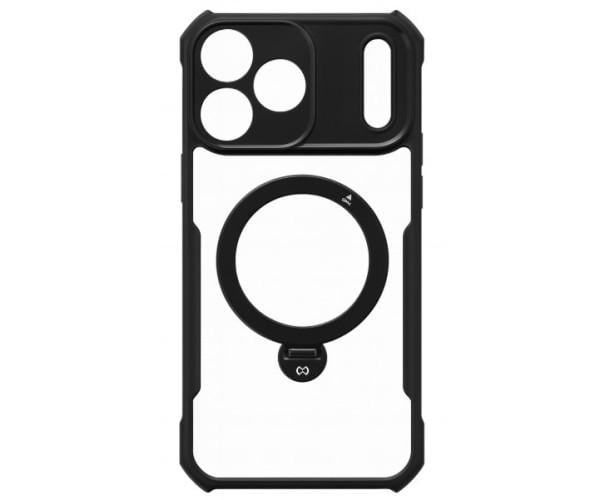 Чехол противоударный XUNDD Ring для iPhone 17 Pro Max с магнитным кольцом-подставкой Black Чехол противоударный XUNDD Ring для iPhone 17 Pro Max с магнитным кольцом-подставкой Black