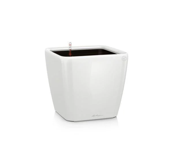 Вазон Lechuza Quadro Premium LS 28 см Белый (A-013590)