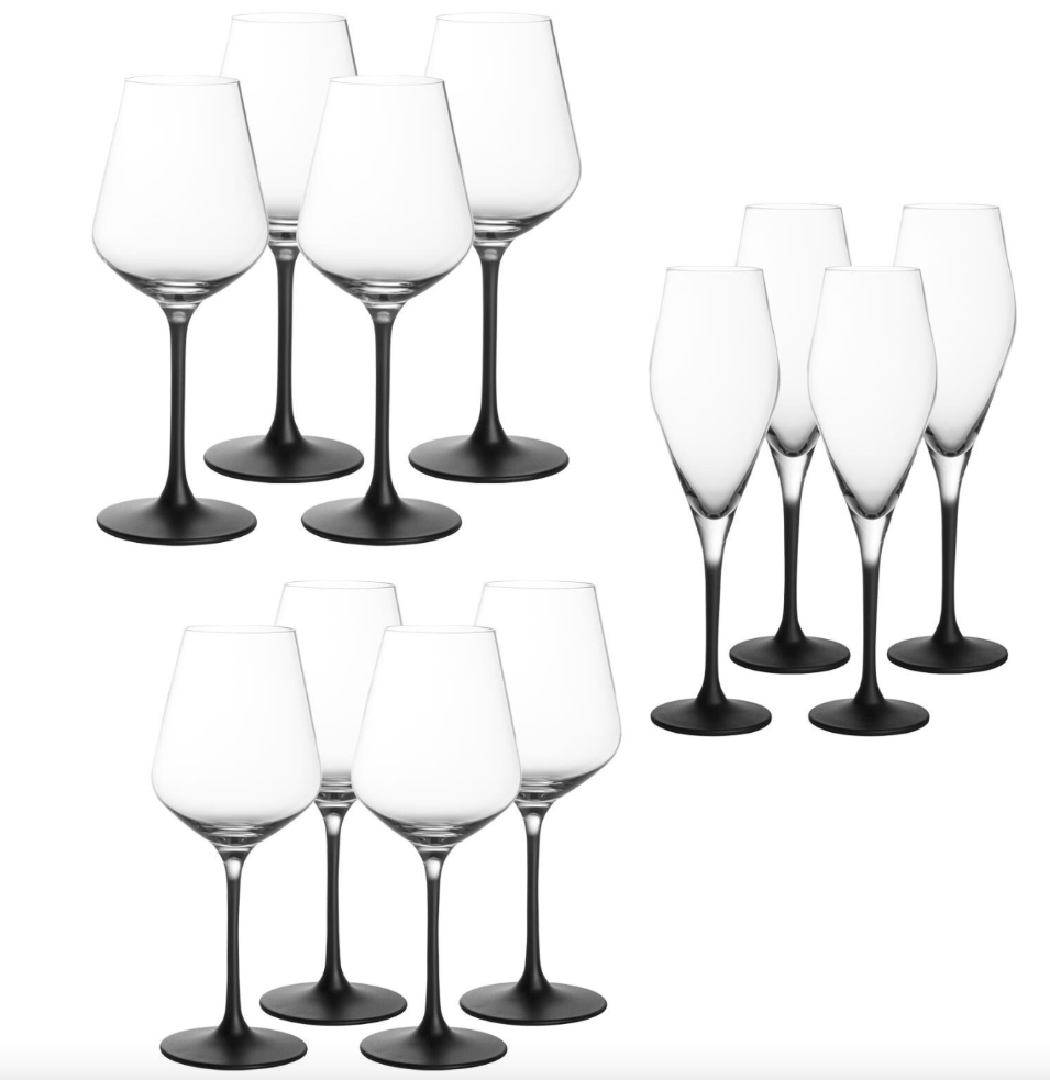 Набор бокалов Villeroy & Boch Manufacture Rock 12 предметов (1137988110) - фото 1 Набор бокалов Villeroy & Boch Manufacture Rock 12 предметов (1137988110) - фото 1
