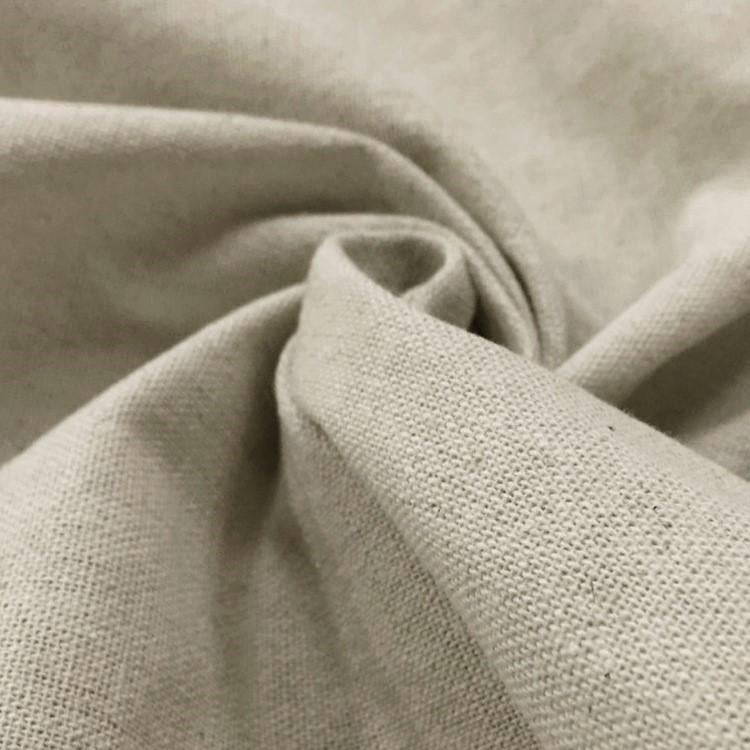 Ткань 55% лен 45% хлопок 190 г/м² 1,5 м 1 м однотонная Серый натуральный (ТП1551х81)