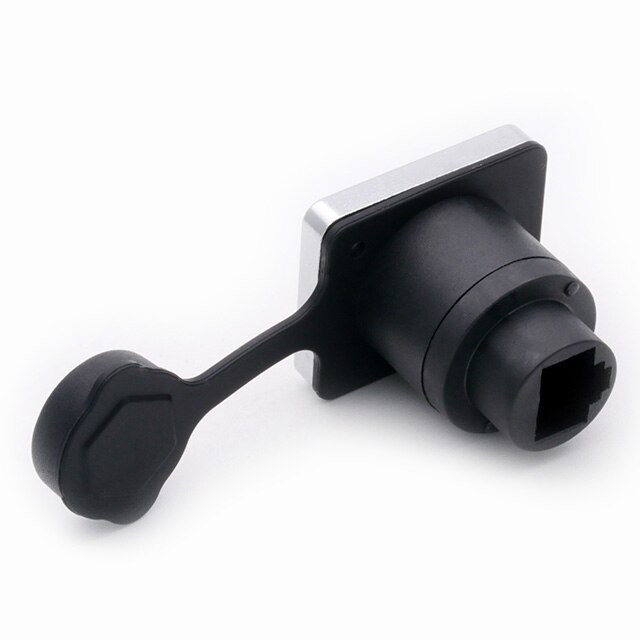 Водонепроницаемый разъем RJ-45 на корпус D-типа IP65 Ethernet female (11324714) - фото 2