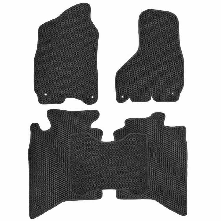 Коврики в салон Kinetic для Dodge Ram '09-18 Crew Cab EVA-полимерные Черный