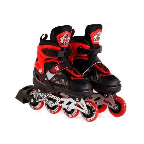 Ролики Best Roller с подсветкой М Красный (185971)