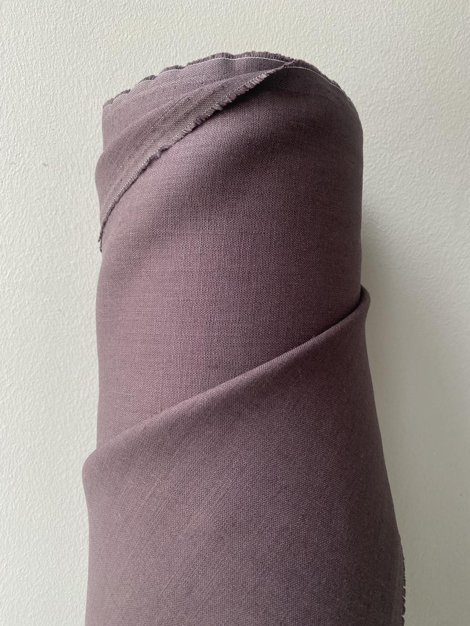 Ткань Linen Plus костюмная льняная Кофейный 1297 - фото 2 Ткань Linen Plus костюмная льняная Кофейный 1297 - фото 2