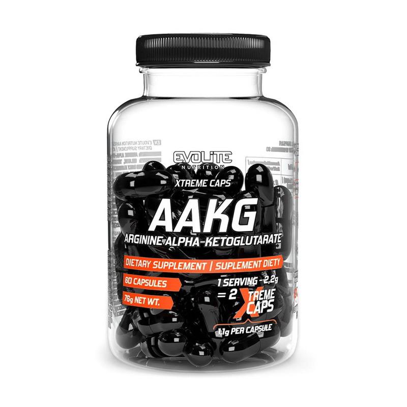 Аргінін Evolite Nutrition AAKG Extreme 60 капс. (22202-01)