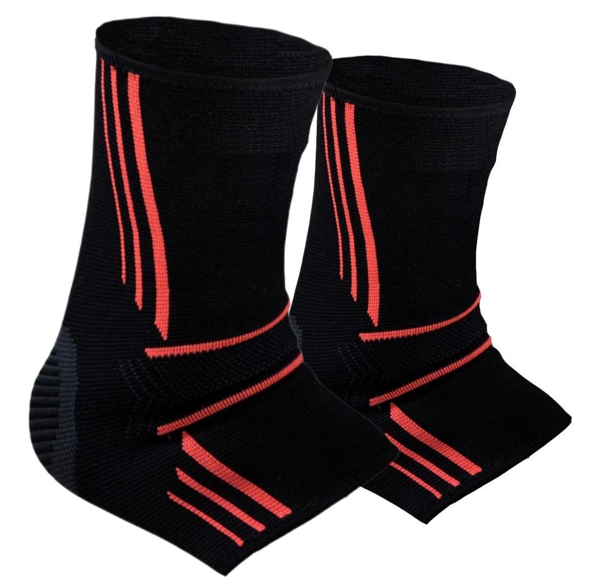 Бандажі на гомілковостоп Power System PS-6022 Ankle Support Evo 2 шт. M Black/Orange (A-012108)