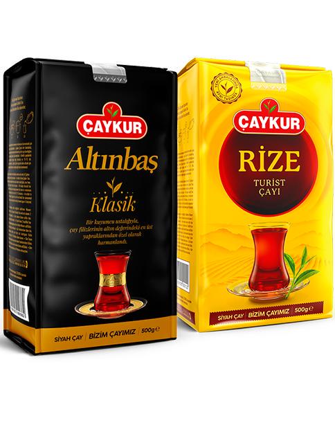 Набір чаю турецького Çaykur Rize Turist та Altınbaş по 500 г