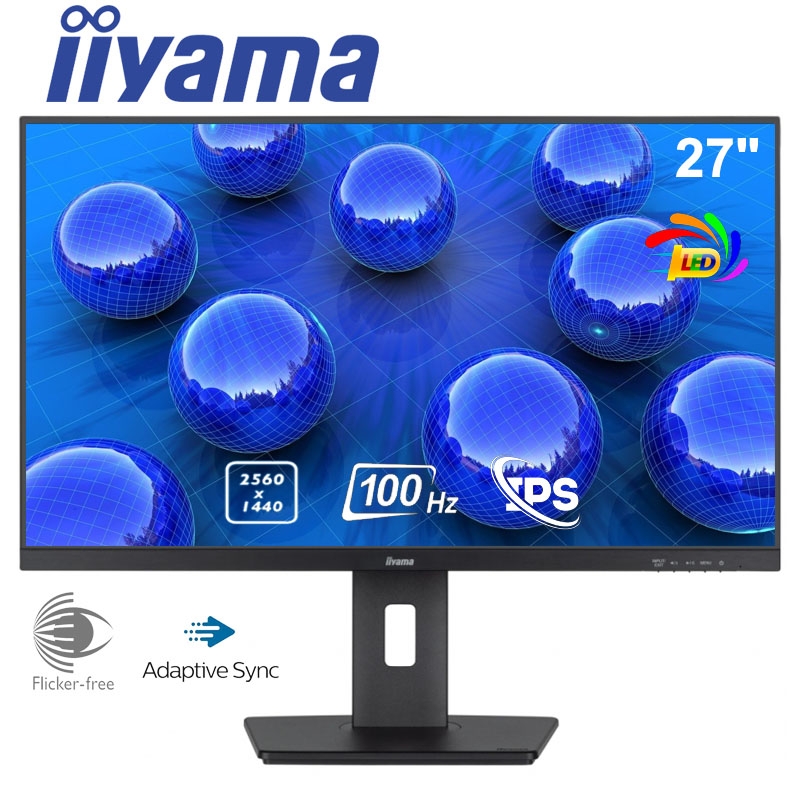 Монитор Iiyama XUB2793QSU-B7 безрамочный IPS 2560x1440 QHD 27" (tf6924) - фото 2 Монитор Iiyama XUB2793QSU-B7 безрамочный IPS 2560x1440 QHD 27" (tf6924) - фото 2