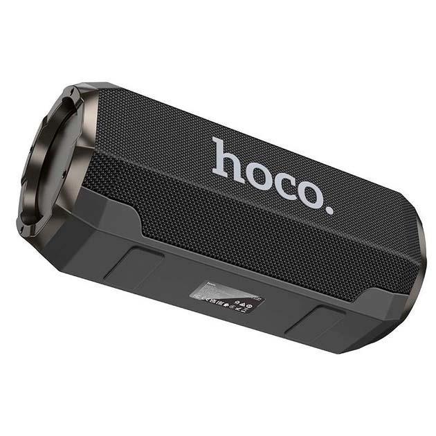 Колонка бездротова Hoco HA3 Drum Bluetooth 5.0 AUX/USB/TF з мікрофоном 50 W 5 годин роботи Чорний - фото 4