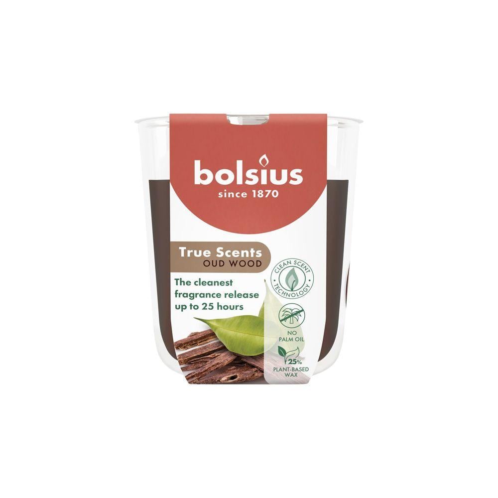 Свеча в стекле Bolsius 80/73 oud wood (2827209114)