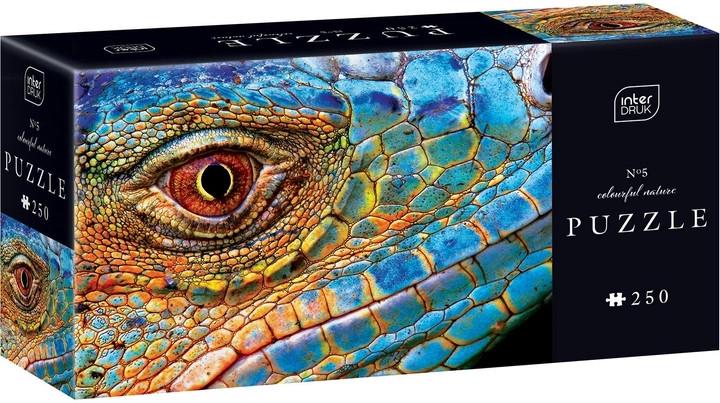 Пазли тришарові ТМ InterDRUK Colourful Nature 5 Lizard 250 шт. 48х33 см (5902277342034)