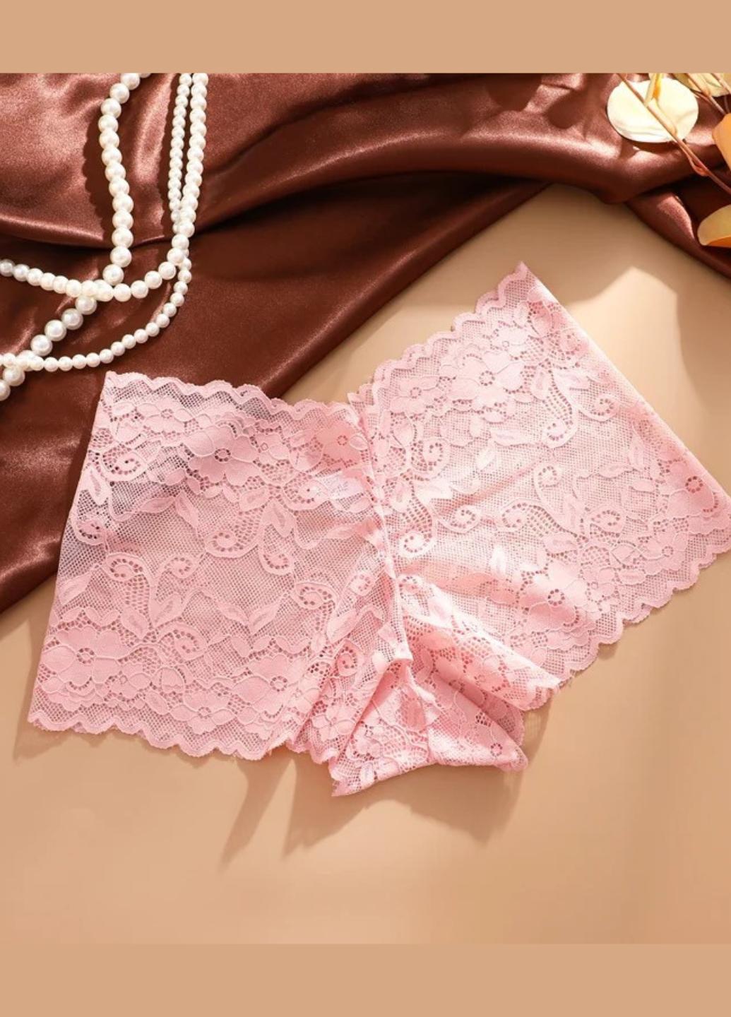 Трусики шортики женские кружевные Perfect Flowers XL Розовый (1985-48-03)