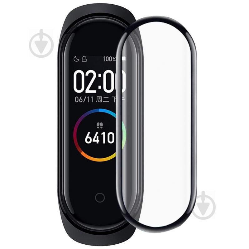 Защитное стекло 3D полное покрытие BeWatch для Mi Band 4 Сlear (1039903)
