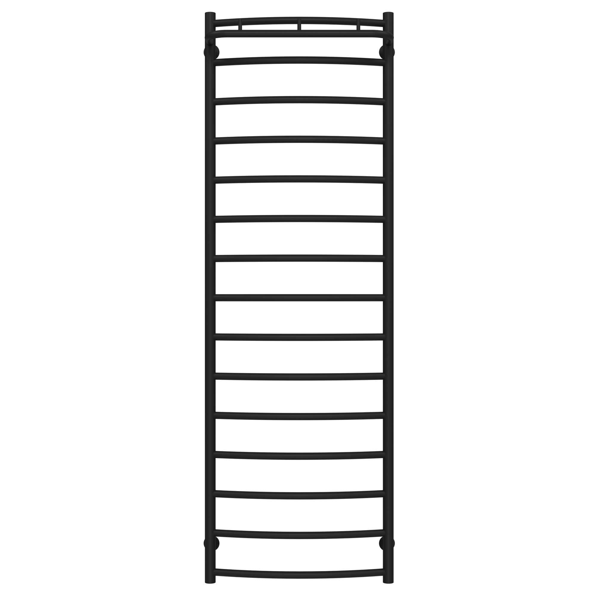 Полотенцесушитель водяной Deffi Классик N П15 нижнее подключение нержавеющая сталь 500x1600 мм Черный (C.KN.160.50.15.BA)