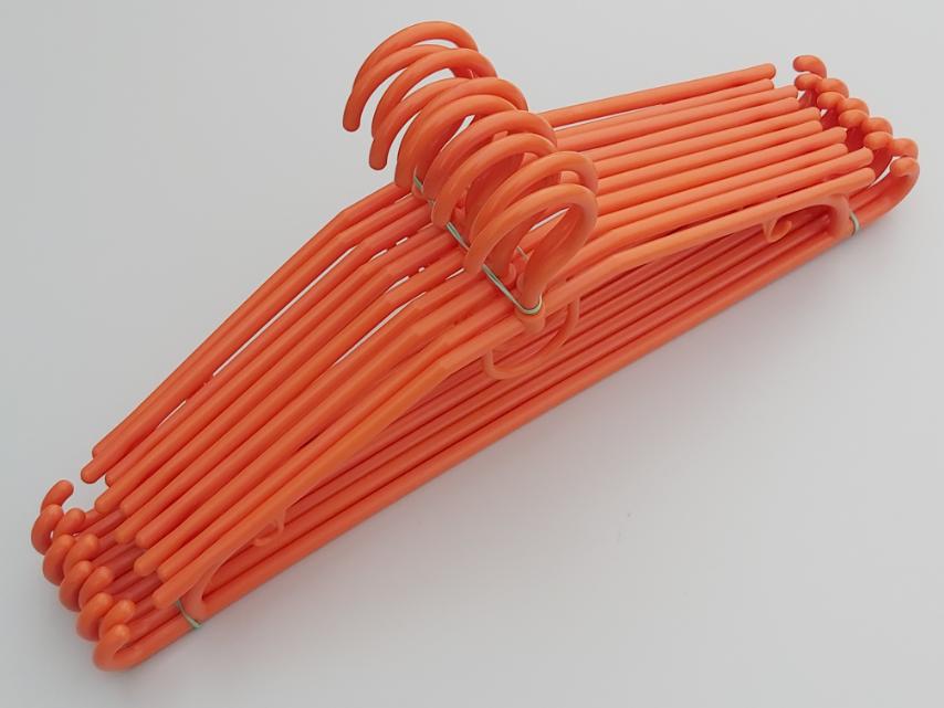 Плічка пластмасові 10 шт. VD42 41 см Помаранчевий (6802291) - фото 3 Плічка пластмасові 10 шт. VD42 41 см Помаранчевий (6802291) - фото 3