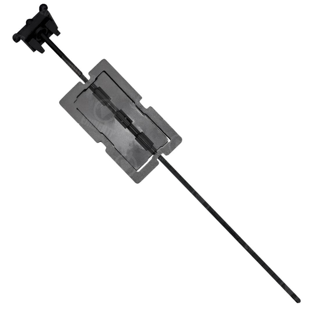 Булат для печи поворотный продольный 300x170 мм (45)