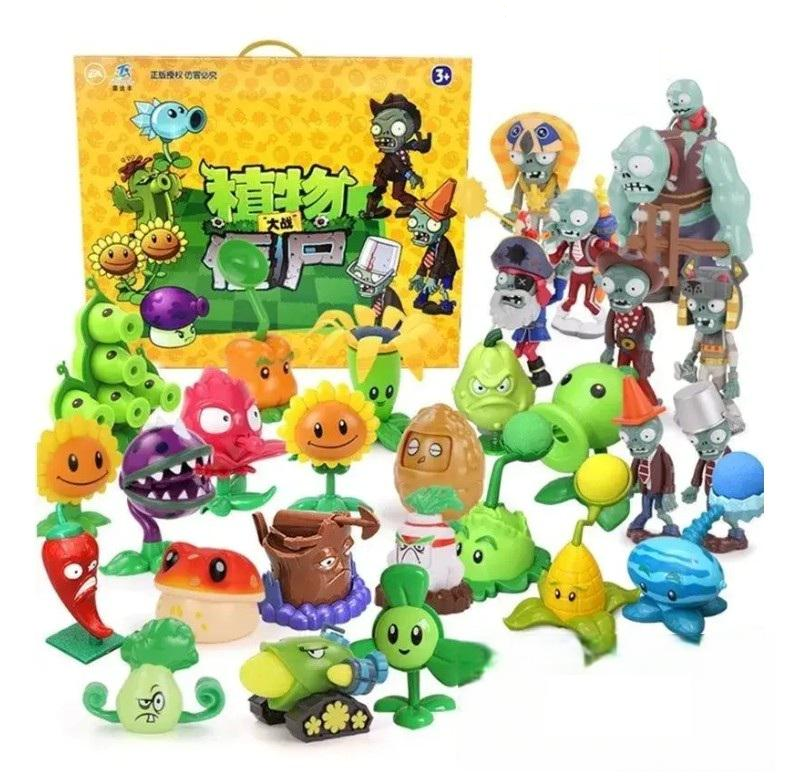 Набор игровых фигурок Растения против зомби Plants vs Zombies 28 шт. (zm005)