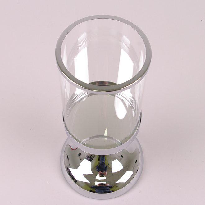 Підсвічник металевий Flora 28 см Срібний (36729) - фото 4 Підсвічник металевий Flora 28 см Срібний (36729) - фото 4