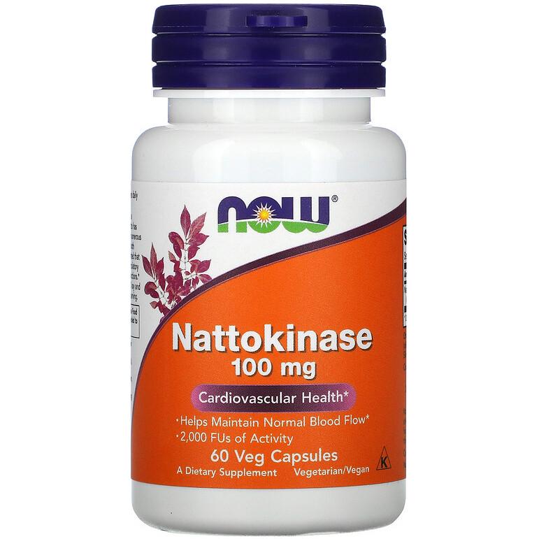 Наттокіназа Now Foods Nattokinase 100 мг 60 капсул (1037317550)