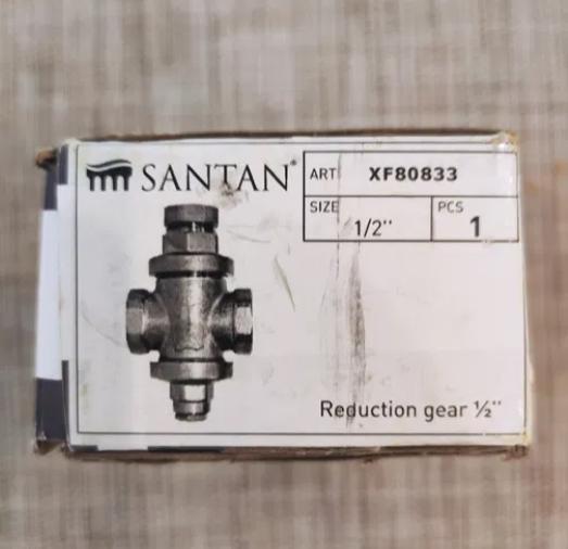 Редуктор давления Santan 1/2" 3 бар Никелированная латунь - фото 4