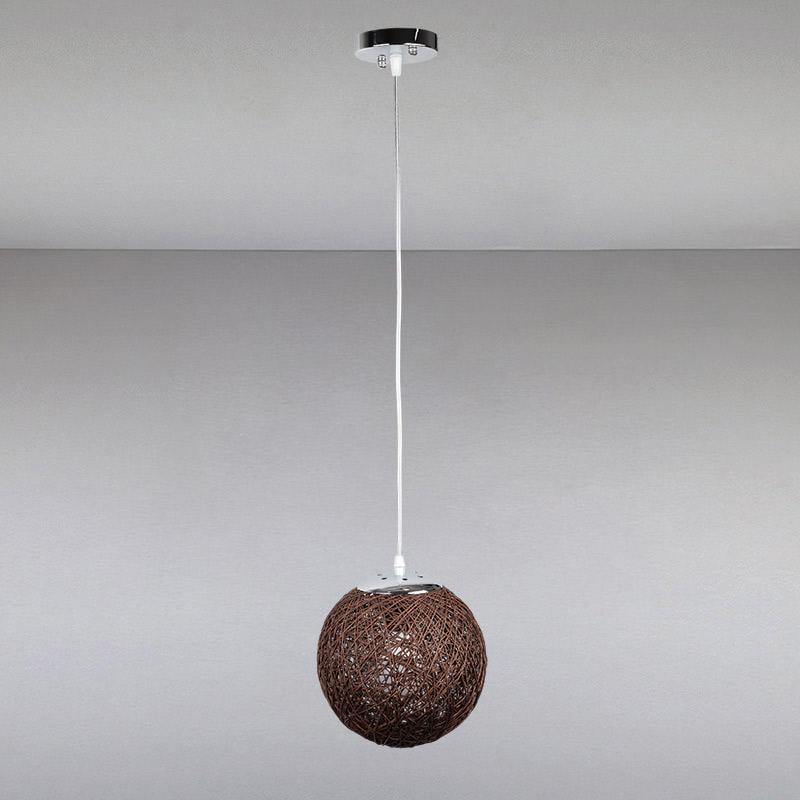 Люстра шар подвесная Light House LS-14017/1 Коричневый