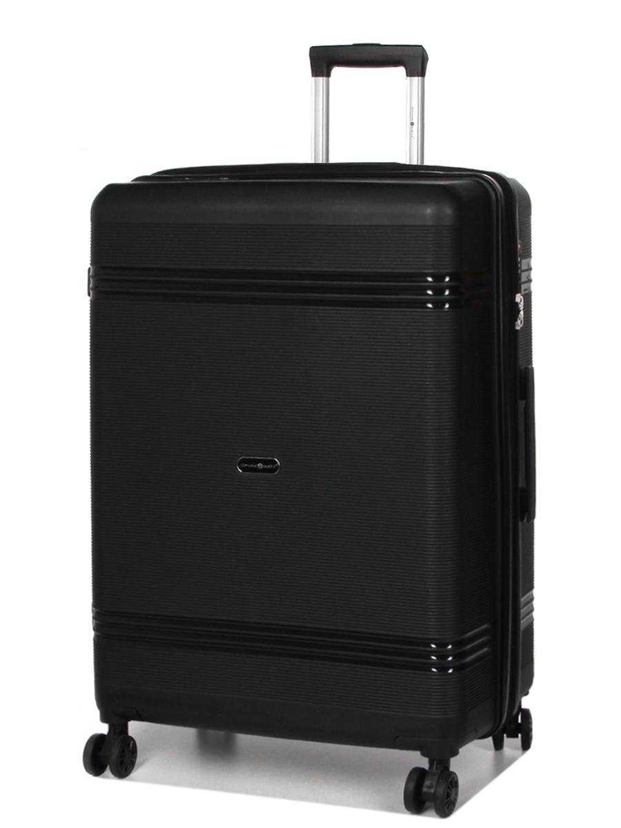 Чемодан Snowball 21204 полипропилен L 76,5х53х31 см 99/18 л Черный