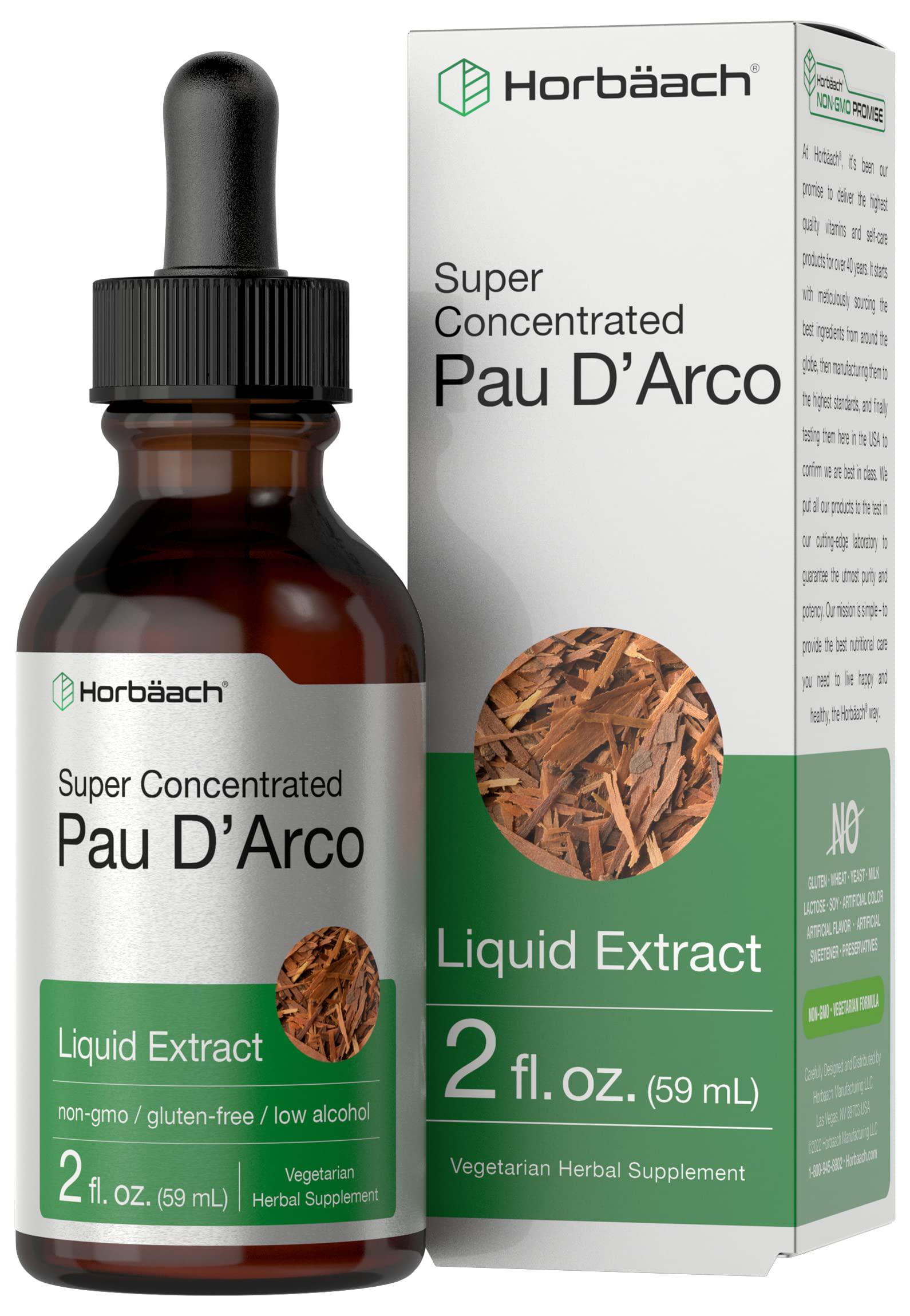 Экстракт По Дарко Horbäach Pau D'Arco Liquid Extract 2 fl oz 59 мл Dropper Bottle
