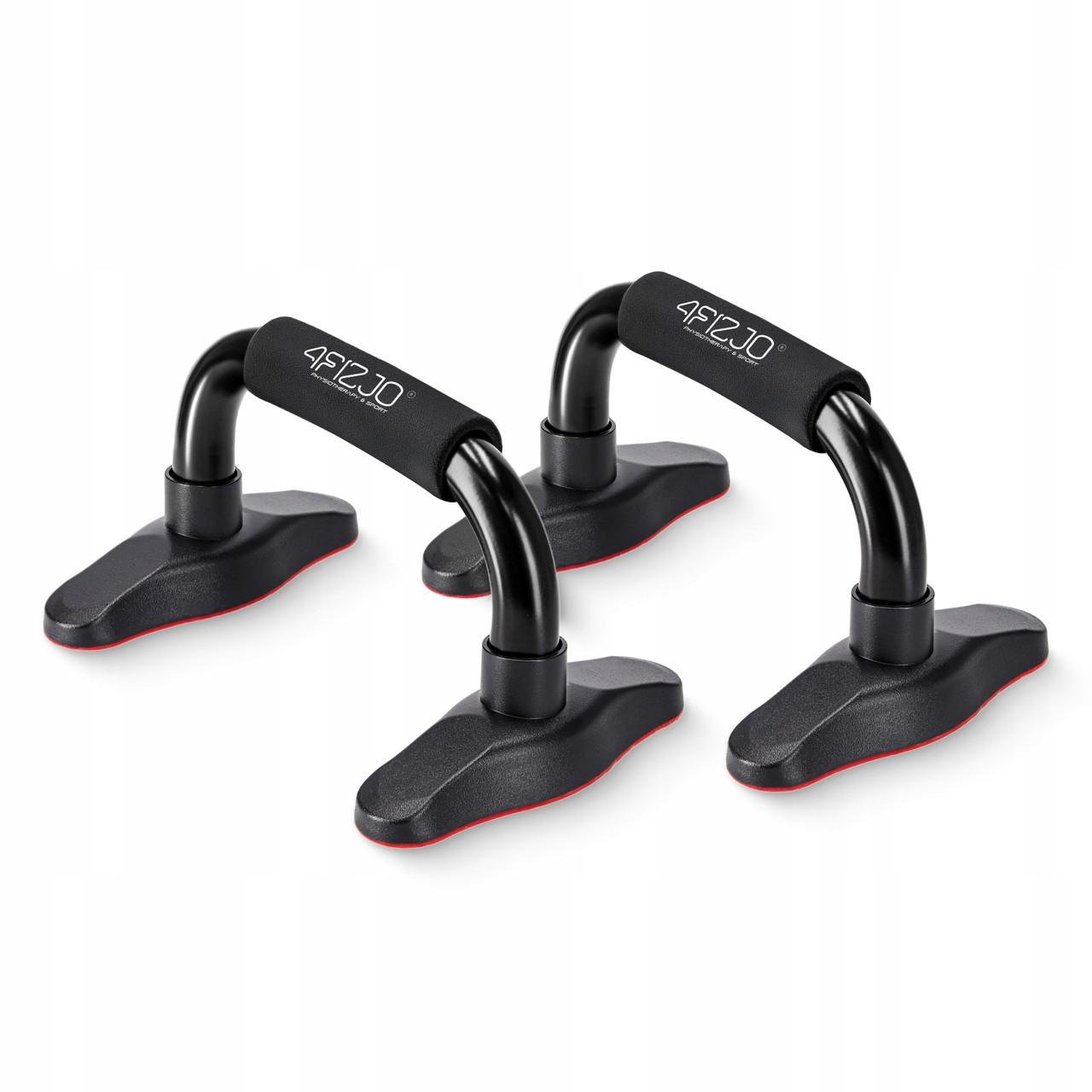 Упори для віджимань 4fizjo Push-up Bars Black/Red (P-5907739310392)