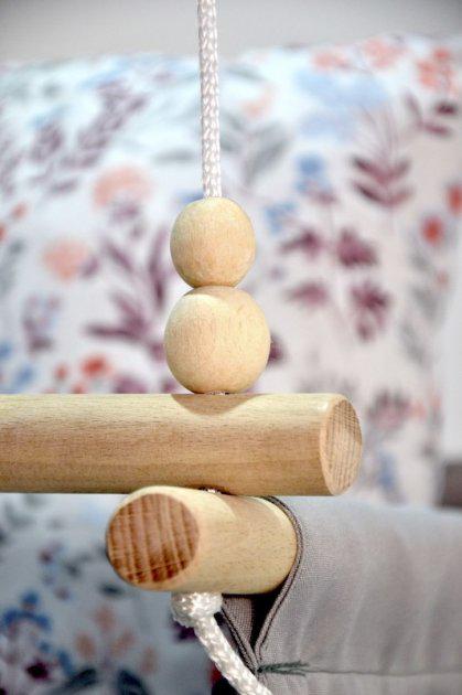 Дитяча гойдалка Infancy Гілочки з квітами Сірий (9890887) - фото 5 Дитяча гойдалка Infancy Гілочки з квітами Сірий (9890887) - фото 5