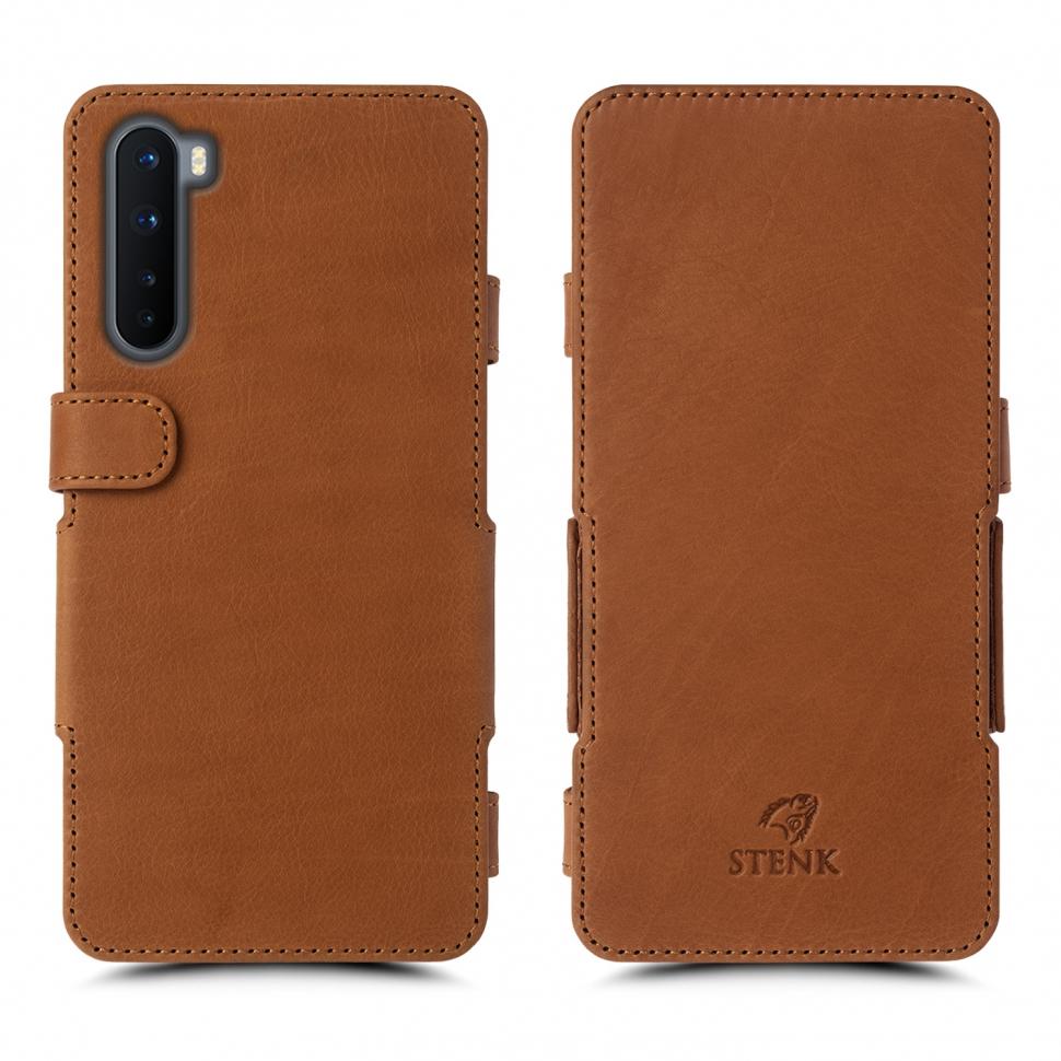 Чехол книжка Stenk Prime для OnePlus Nord Camel (68127)
