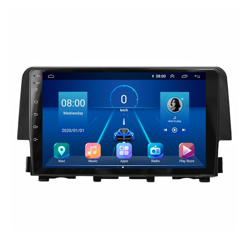 Штатная магнитола Lesko Honda Civic (2016+г.) 9" 2+32Gb 4G Wi-Fi Android Premium Sim-слот GPS Хонда Штатная магнитола Lesko Honda Civic (2016+г.) 9" 2+32Gb 4G Wi-Fi Android Premium Sim-слот GPS Хонда